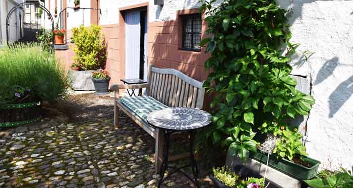 Kleiner Garten am Ferienhaus