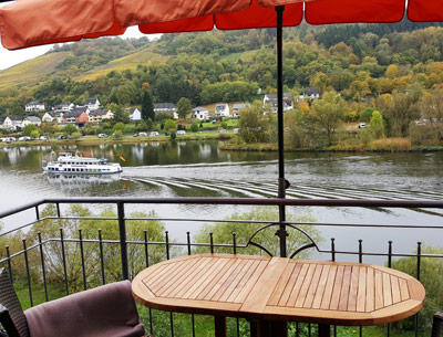 Ferienwohnung mit Moselblick in Mosellage